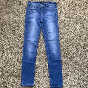 Girls Bright Blue Wash Jeans